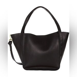 Madewell Sydney Tote Black Leather